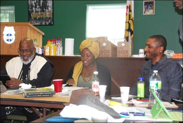 Participants from Malcolm X Grassroots Movement